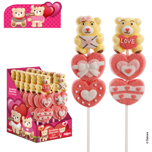 [8435035209040] Brocheta Nube Amorosas 12u Dekora