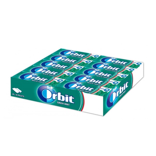 [4009900390446] Orbit gragea menta fuerte 10 g (30 ud)