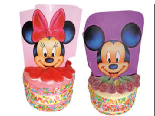 [843600038613] Tarta Mini Mickey Y  Minnie J Pelluz