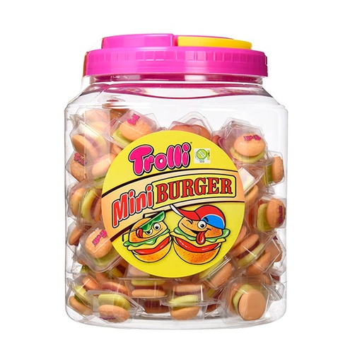 [8436556390982] Mini burger 90 ud Trolli
