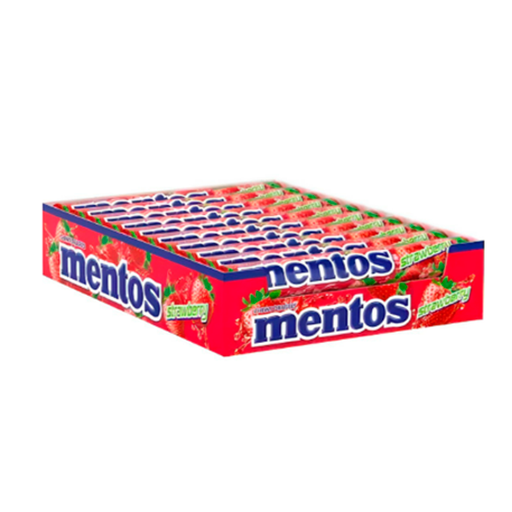 [8723400770756] Mentos Fresa Mix 20 ud