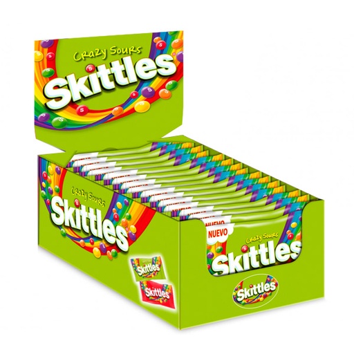 [4009900456647] Skittles Crazy Sour 38 g (14 ud)