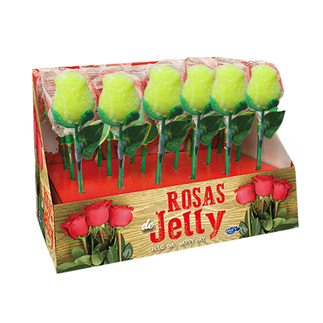 [8436574120028] Rosas Jelly Amarillas  40 Grs