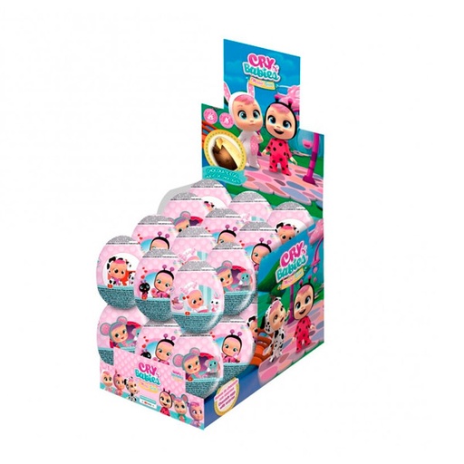 [18435477904930] Huevos chocolate Cry Babies 24 ud Cool Candies