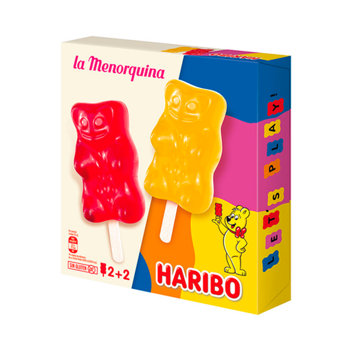 [18421542020841] Helado Haribo Osito La Menorquina 20 Ud