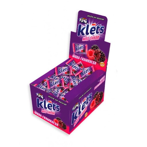 [8410525219283] Klets Mora Frambuesa sin azúcar 200 ud Fini