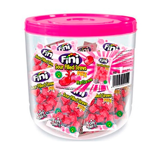 [8410525250552] Fun Bits taco fresa relleno pica 18 g (50 ud) Fini