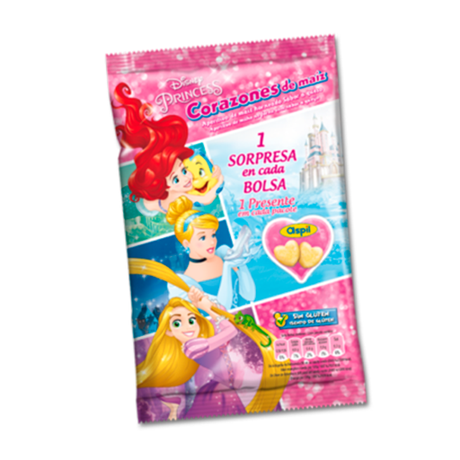 [QC13254] Snack Corazones Princesas Aspil