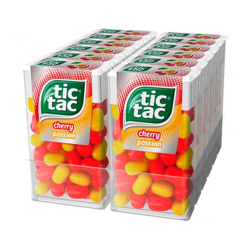 [8000500169230] Tic Tac cherry passion 12 ud