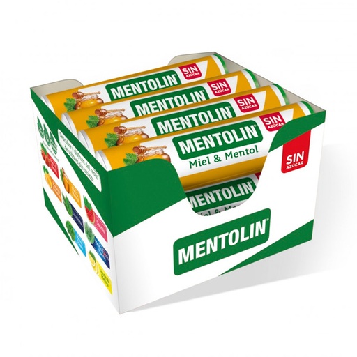 [841074097613] Mentolin miel mentol s/a 12 ud Lacasa