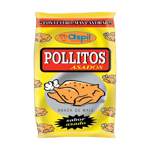 [18410573027202] Pollitos Asados 95 g (10 ud) Aspil