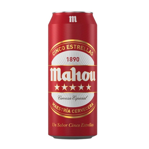[8411327003452] Cerveza Mahou 5 Estrellas 500 ml (24 ud)