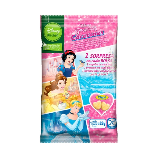 [18410573025529] Corazones de princesa 28 g (20 ud) Aspil