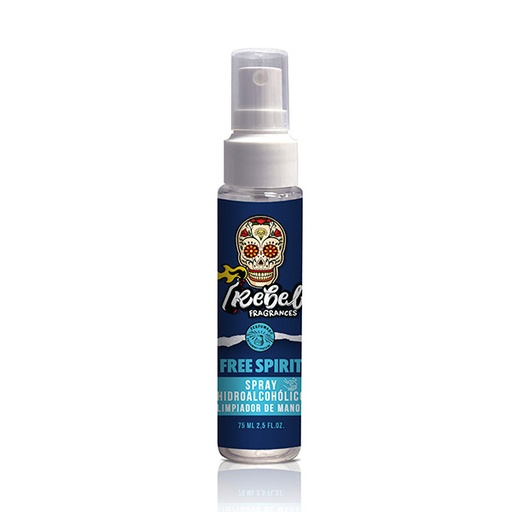 [28424730029388] Rebel hidroalcoholico Free Spirit 75 ml (6 ud)