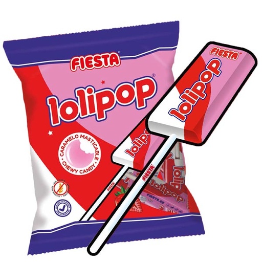 [QC14203] Lolipop Fresa 7 Ud 48094 Fiesta