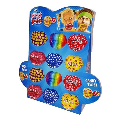 [8435124855960] Wom Mad Lips chupete labios 12 ud Candy&Toy