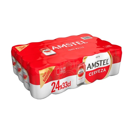 [8410569016039] Cerveza 330 ml (24 ud) Amstel