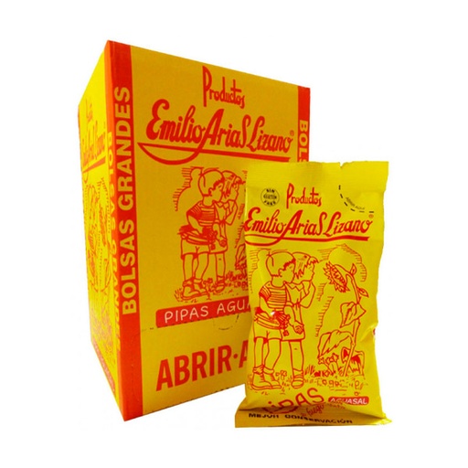 [18422322010045] Pipas aguasal 150 g (12 ud) Emilio Arias