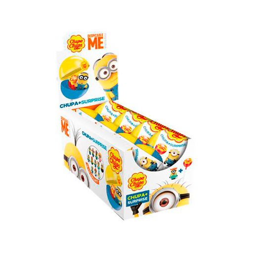 [8410031930337] Chupa Surprise Minion 16u Chupa Chups