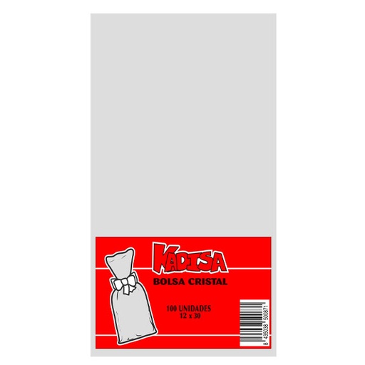 [8435038500871] Bolsa 12 cm x 30 cm (100 ud) Kadisa