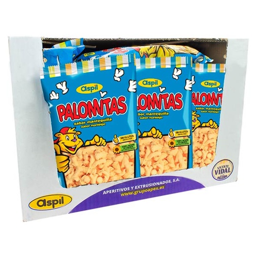 [88410573023210] Palomitas mantequilla 39 g (20 ud) Aspil