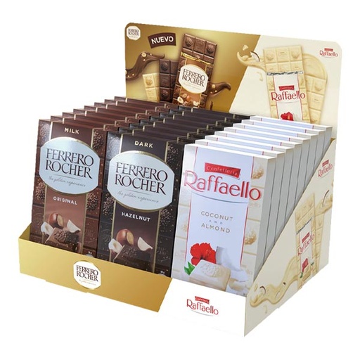 [08000500389355] Expositor Tabletas Ferrero Pleasure 24 ud