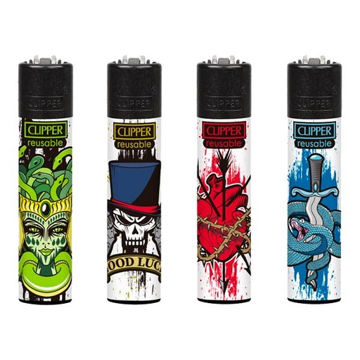 [412765956607] Mechero tattoo style 48 ud Clipper