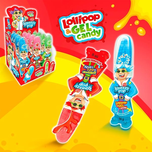 [6970738800538] Mr. Squeezy Pop 12 ud JhonyBee