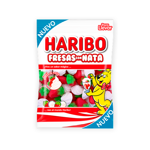 [8426617014568] Fresas con nata 100 g Haribo