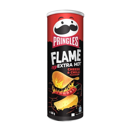 [5053990160112] Pringles Flame Extra Hot cheese & chilli 160 g