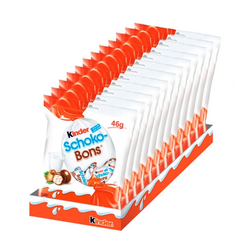 [4008400284606] Kinder schokobons 46 g (12 ud)