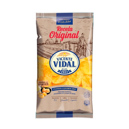 [18410573100486] Patatas receta original 150 g (9 ud) Vicente Vidal