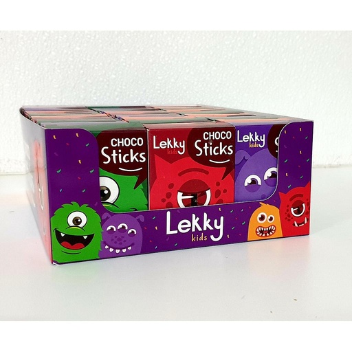 [18414635008048] Choco Stick 20 g (33 ud) Lekky Kids