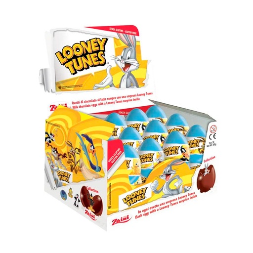 [8004735030679] Huevos Chocolate Looney Tunes 24 ud Bip Candy
