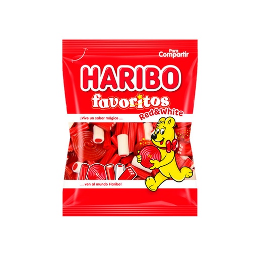 [0001462] Favoritos red white 150 g (18 ud) Haribo