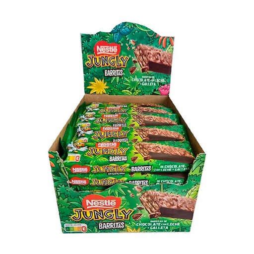 [8445290715982] SNACK JUNGLY BARRITA 30x34 GR NESTLE