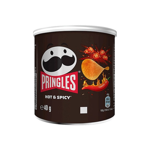 [05053990107438] PRINGLES PEQUEÑA HOT&SPICY 12x40 GR