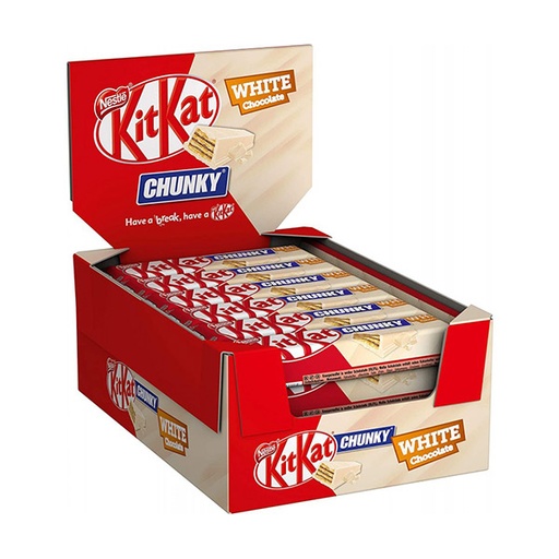 [3800020436806] KIT KAT CHUNKY WHITE 40 G (24 UD)