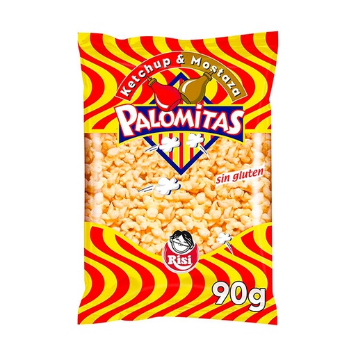 [8411859553260] Palomitas Ketchup-Mostaza Familiar 90 g (8 ud) Risi