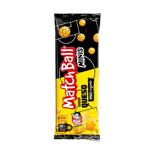 [8411859551395] Risi minis Match Ball cheese 27 g (24 ud)