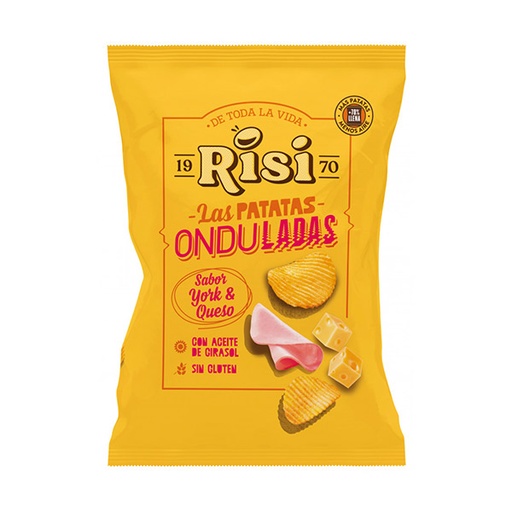 [8411859561792] Ondulada York Queso Familiar 125 g (9 ud) Risi