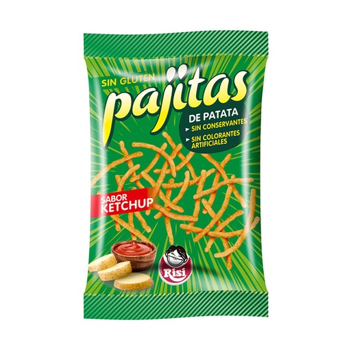 [8411859552247] Pajitas Ketchup 20 g (25 ud) Risi