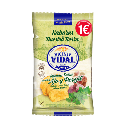 [18410573105054] PATATAS 1 € AJO PEREJIL 12X100 GR V. VIDAL
