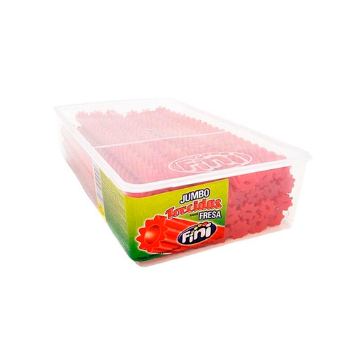 [8410525196591] FINI/MEGA JUMBO TORCIDA FRESA 24 UND. C/4