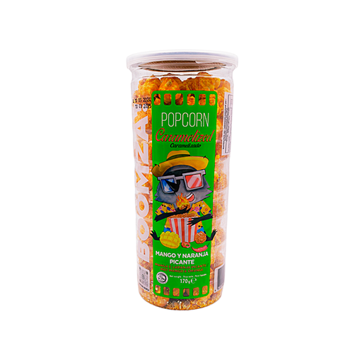 [4820196732525] BOOMZA PALOMITAS MANGO Y NARANJA 170 GR 1 UD